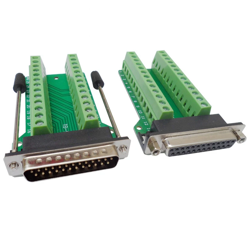 25 pin parallel port, DR25 terminal board terminalsterminal boardport