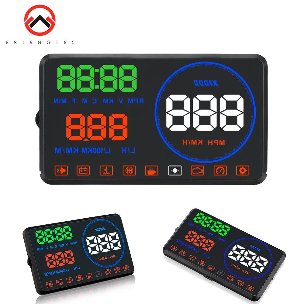 Дисплей на лобовое стекло 5 дюйма OBD2 M9|Проекционный дисплей| |