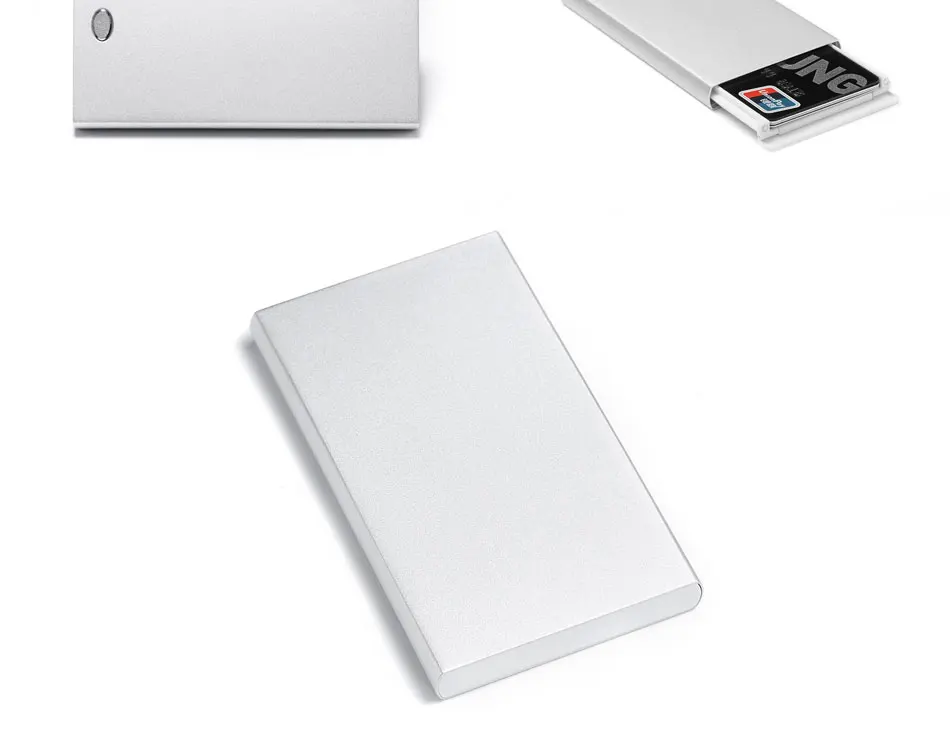 DIENQI RFID визитница тонкие мужские кошельки металлический Волшебный мини тонкий кошелек винтажные короткие маленькие мужские Vallet Умный кошелек Waller