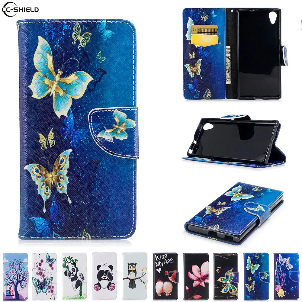 

Flip Case for Sony Xperia XA1 Plus XA1plus Phone Leather Case For SONY XA 1 PLUS G3426 G3423 G3416 G3412 G3421 soft Cases bag