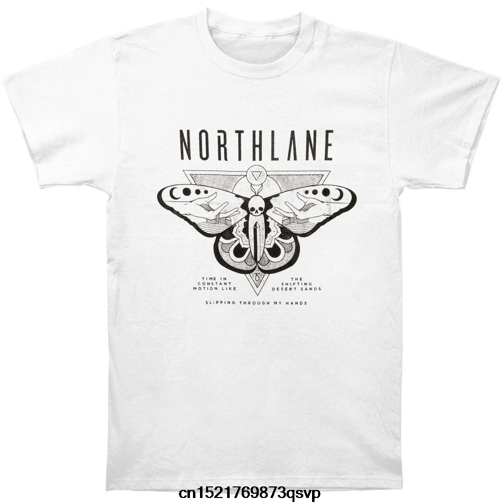 Gildan funny t shirt men novelty tshirt Northlane Obelisk Moth T-shirt | Мужская одежда