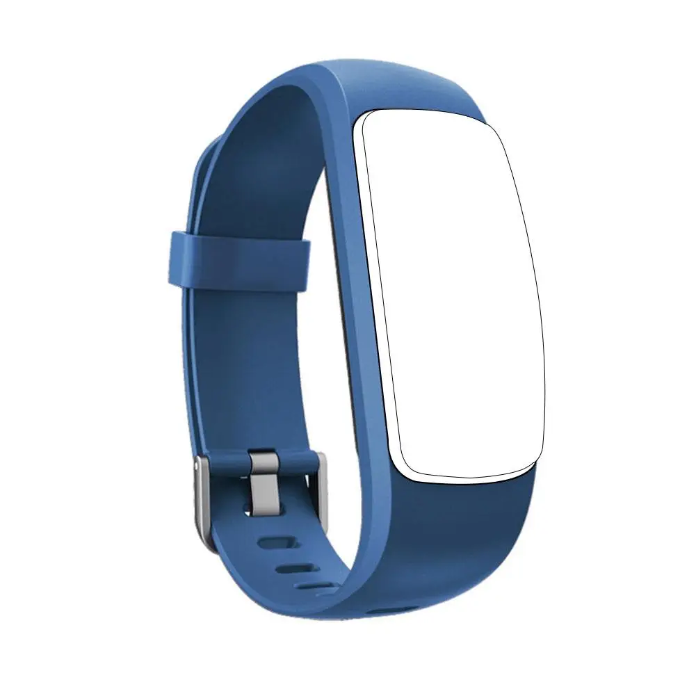 Умный Браслет, регулируемый браслет, цветной ремешок для часов, сменный аксессуар для фитнес-трекера ID107 Plus HR - Цвет: Blue