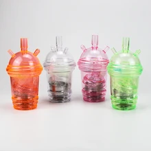 Путешествия кальян с светодиодный свет Sheesha металлическая чаша держатель для угля наргуил чаша для кальяна маленький портативный кальян набор