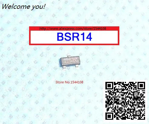 BSR14 TRANS NPN 40V 0.8A SOT23 50 шт | Обустройство дома