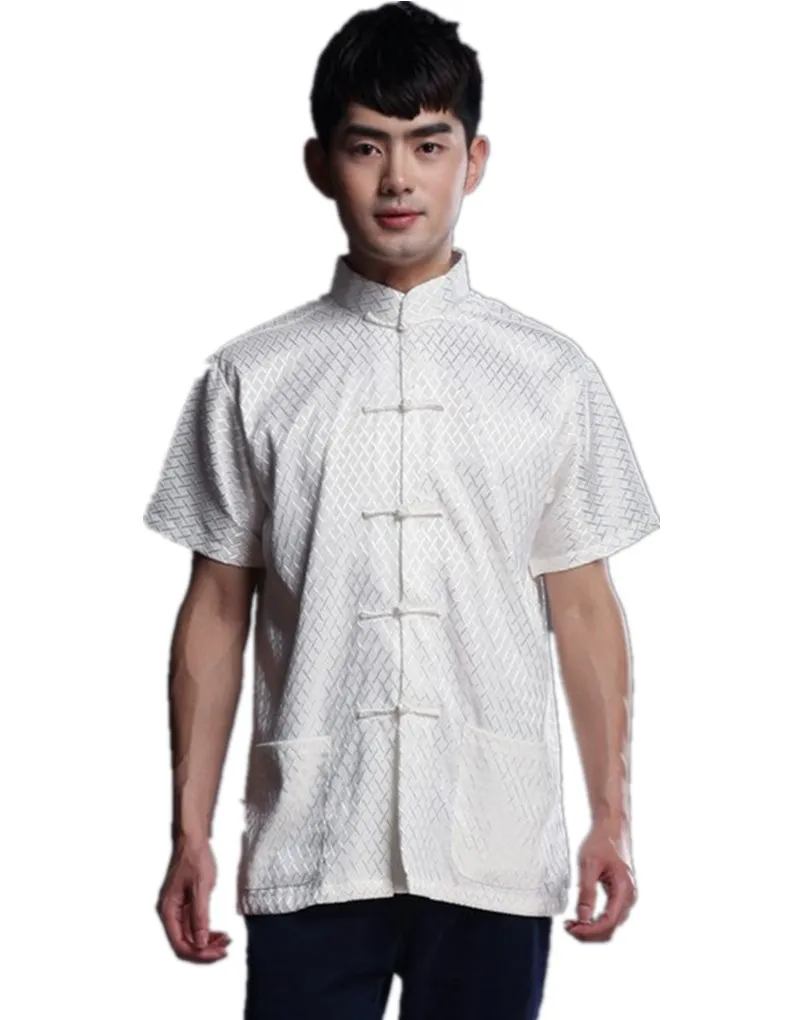 Shanghai Story kungfu Shirt chinese traditional clothing for men chinese kung fu uniforms kungfu tee hanfu 2 color
