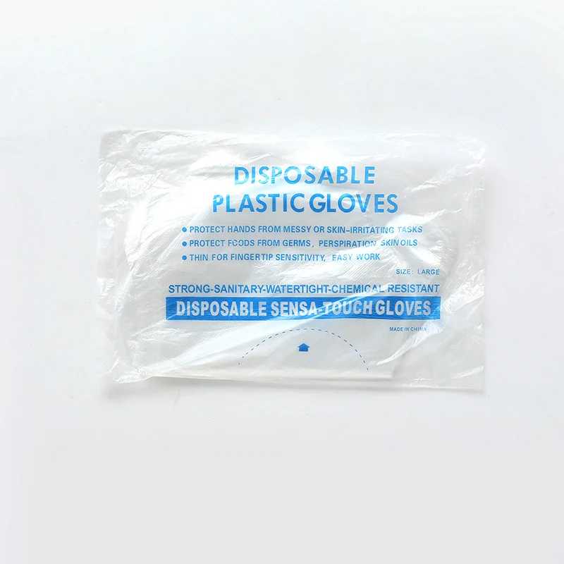 Мода 100/50 шт./компл. одноразовая перчатка пластиковая прозрачная одноразовая Экологически чистая для очистки пищи Кухонные принадлежности для приготовления пищи