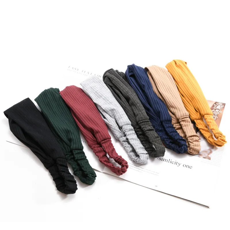  Women Hair Accessories Fashion Hairband Girls Headband Turban Elastic Hair band  (7)