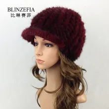 BLINZEFIA роскошные женские меховые шапки из настоящей норки Gorro, зимние теплые русские козырьки, шапка из натурального меха Chapeu Viseira BZ6009
