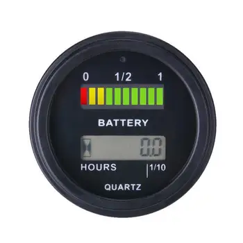 

BI011 BI011A BI011B Battery Gauge Battery AGM GEL VOLT Meter Battery Indicator with hour meter FOR Motorcycle ATV Sale
