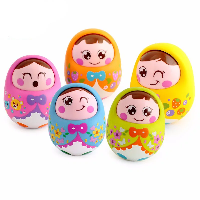 Cute Tumbler Doll Baby Toy Newborn Mobile Baby Toys Lovely Girl Baby
