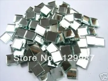 Квадратная зеркальная мозаика 1000 шт. 1x1 см настенное зеркало наклейки DIY ремесло и