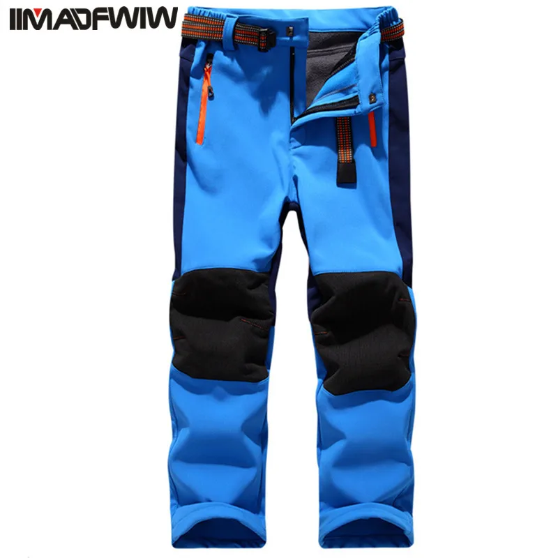Beste Herfst winter kinderen patchwork casual rits broek fleece houden warme broek kids jongens meisjes sport broek