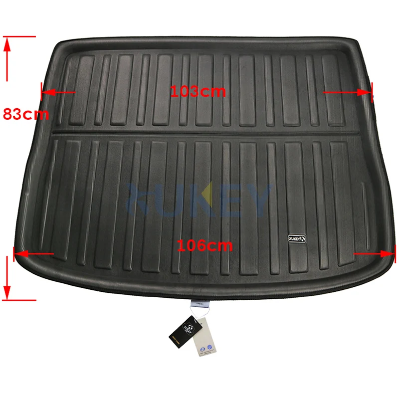 Грузовой Коврик для VW Volkswagen Tiguan 2007 2016 подкладка заднего багажника протектор пола