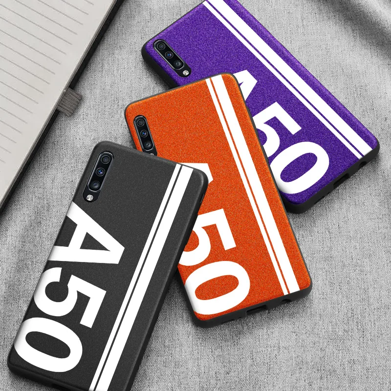 For Samsung A50 Case Sparkle Leather Silicone Soft Edge Protect Back Cover for Samsung Galaxy A30 A50 A70 Case Shockproof Cover