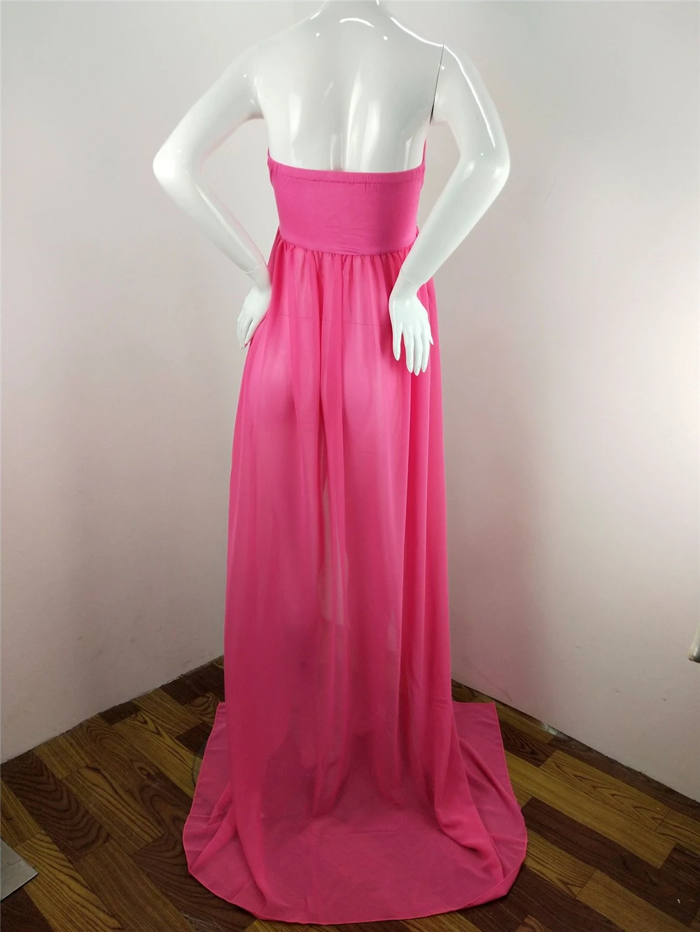 New Sexy Maternity Dresses Photography Props Long Pregnancy Dress Split Front Pregnant Women Maxi Maternity Gown For Photo Shoot (19)