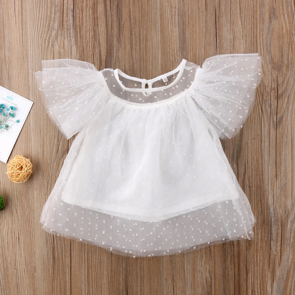 Girls White Lace Big Bow Blouses Tops Baby Girl Kids White Shirts