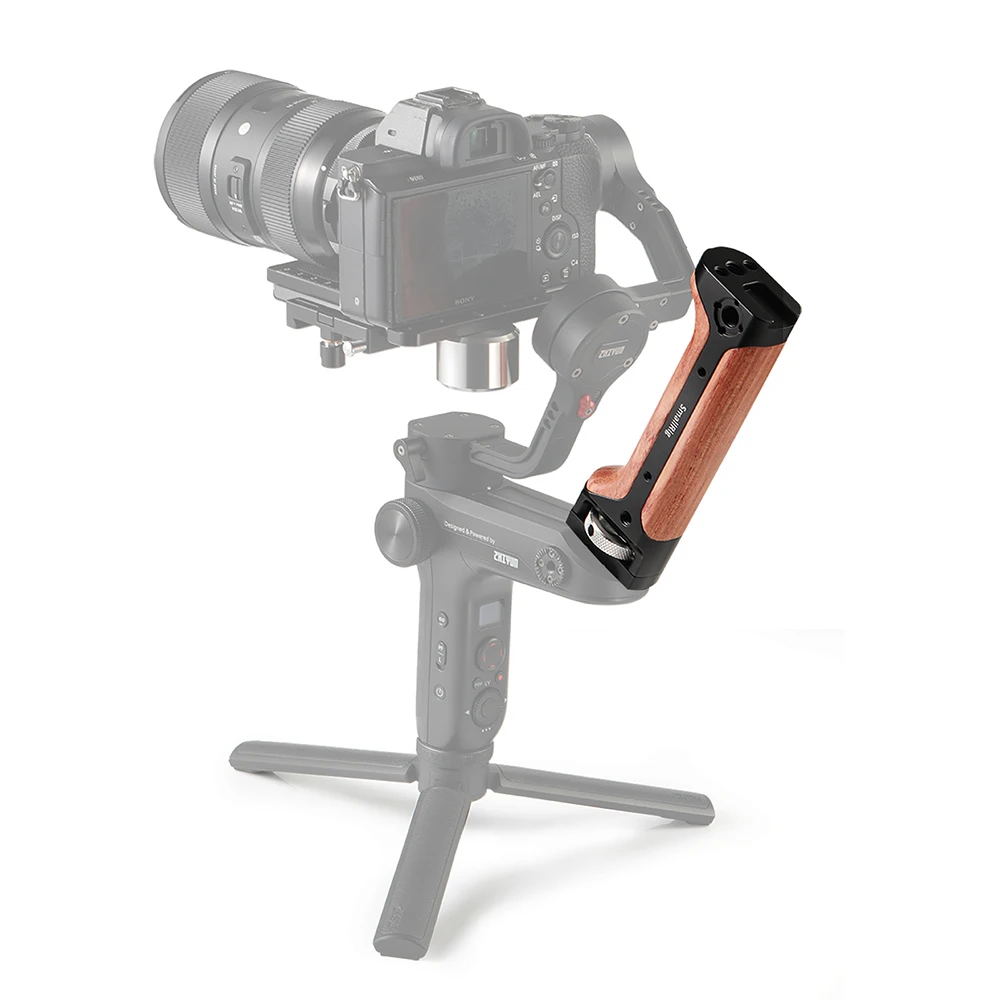 Деревянная рукоятка SmallRig для Zhiyun WEEBILL LAB и DSLR камеры БЫСТРОРАЗЪЕМНАЯ деревянная