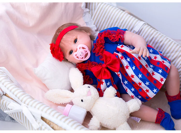 Силиконовая кукла младенец dollmai 48 см подарок Playmate для девочек 18 дюймов мужские