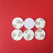 13,56 МГц NFC метки Ntag213 Ntag203 ISO14443A NFC монетная карта с 3M клейкой наклейкой(25 мм) поддерживает любую функцию NFC Смартфон