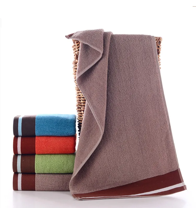 

4pcs 100% Cotton soft thickening absorbent adult household towel Travel Gym Sports Camping Swimming quick dry towel Face Towl