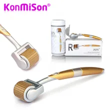 Профессиональный титановый ролик ZGTS Derma 192 иглы для ухода за лицом лечение выпадения волос сертификат CE подтвержденные микро иглы