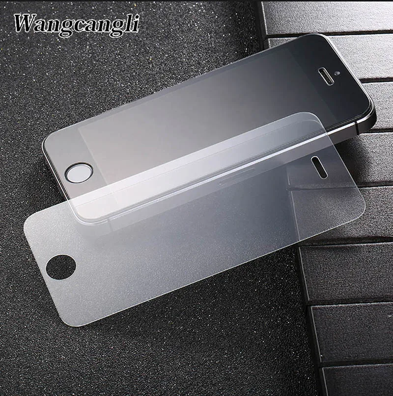 Закаленное стекло wangcangli для iphone 5 и 5s Защитное сотового телефона защитная пленка