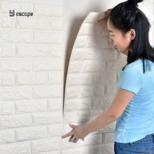 77 70CM DIY 3D Brick Home Decoration Wall Stickers Living Room Bedroom Decor Foam Self Adhensive