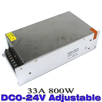 

Singe Output DC0-24V 33A 800W Adjustable Switching Switch Power Supply Voltage Transformer 110V 220V AC DC SMPS For CNC CCTV