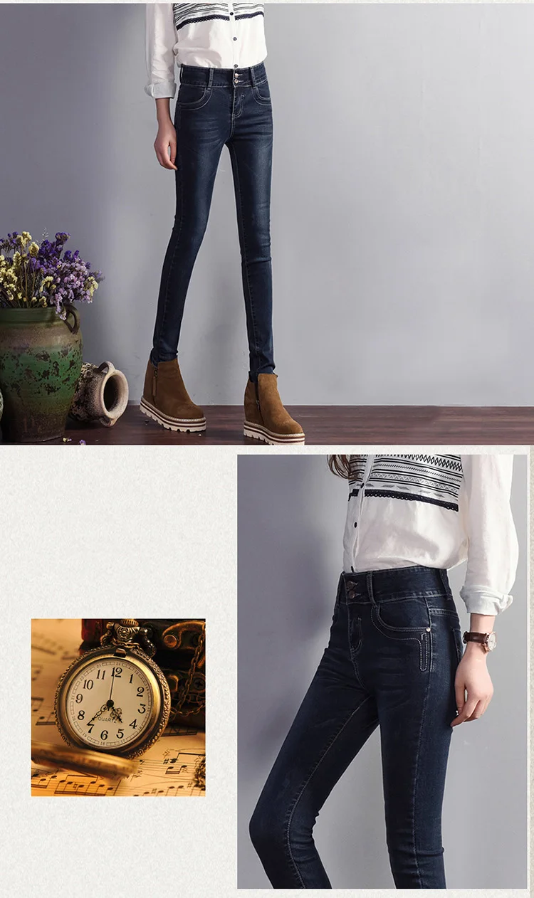Теплые джинсы, женские зимние джинсовые штаны, женские джинсы размера плюс, черные зимние джинсы для мамы, женские Стрейчевые джинсовые теплые штаны