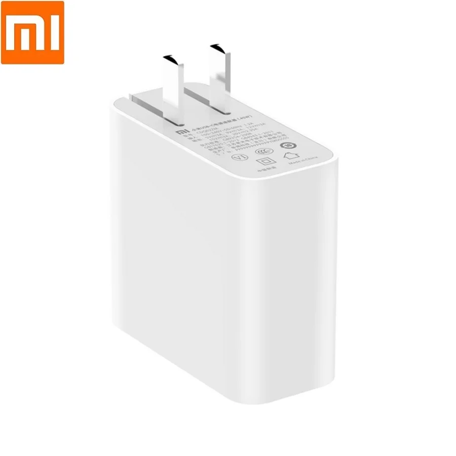 Xiaomi Mi USB-C Зарядное устройство 45 Вт 65 Вт Выход Скорость разъем Мощность адаптер Тип-C Порты и разъёмы USB PD 2,0 Quick Charge QC 3,0 + Тип C H30