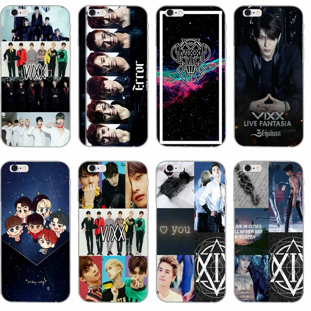 popular kpop vixx flexible slim soft phone case for samsung galaxy