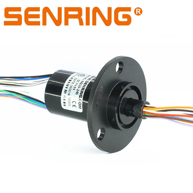 

Capsule Slip Ring ,Outer Diameter 22mm rotary joint with 24 Wires 2A