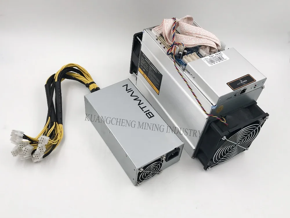 Б/у ASIC miner AntMiner T9+ 10,5 T BM1387B чипы со старым битманом 1800 Вт блок питания лучше, чем AntMiner S9 WhatsMiner M3 E9