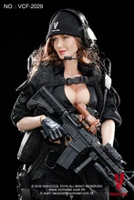1:6 scale Super flexible military figure 12″ action figure doll Collectible Model plastic toys Sexy Female Shooter Black ver.