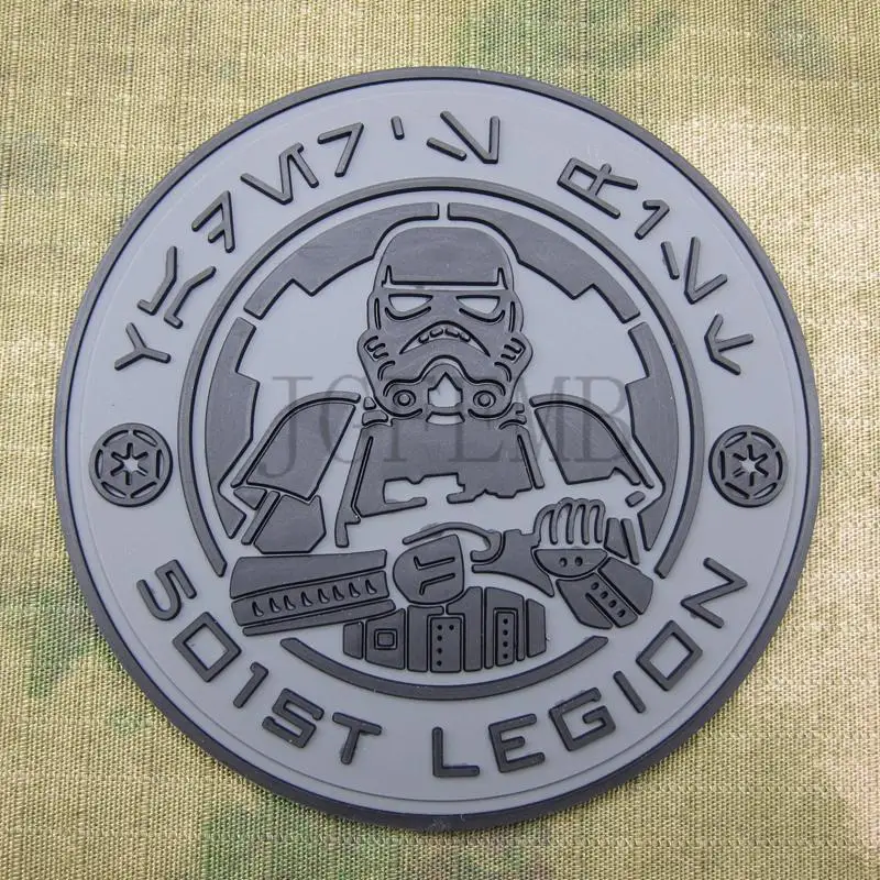 

Grey 501st Legion Imperial STORM TROOPER Military 3D PVC patch PB1624