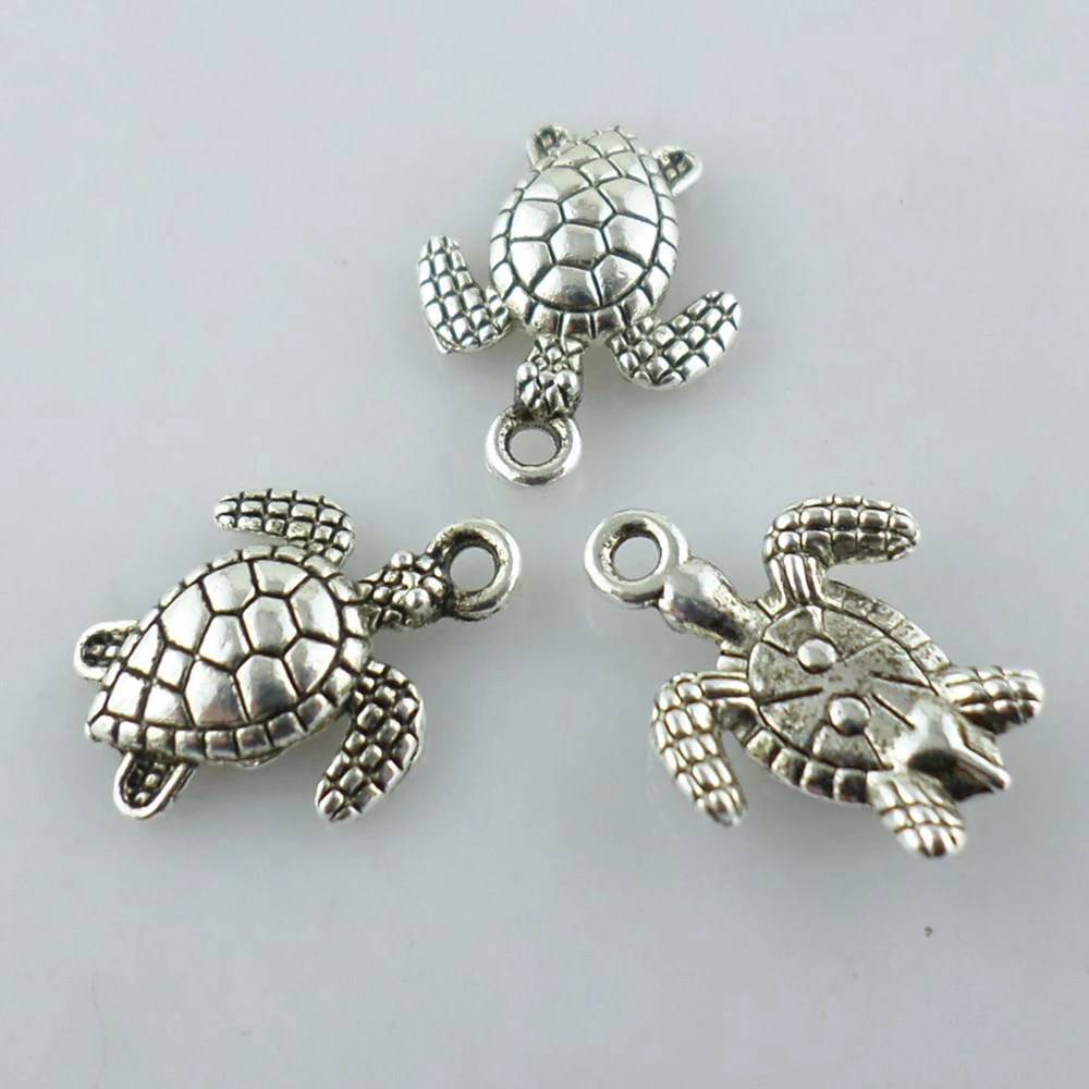 48 шт. подвески в виде морской черепахи 12 х16 мм|tortoise charms|jewelry making pendantscharm pendant |