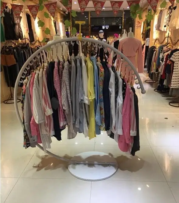 Железная стойка для одежды yi. Полукруглые комплекты 086|clothing rack|iron rackrack clothing |