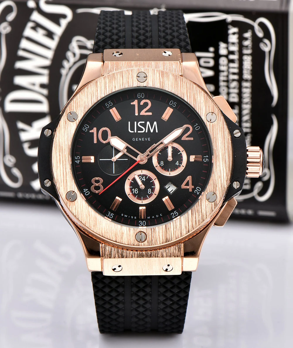 

LISM New Mens 2813 Automatic movement Top Luxury Brand AAA Watch Self-wind men Mechanical Watches Fashion Sports SS Wristwatches