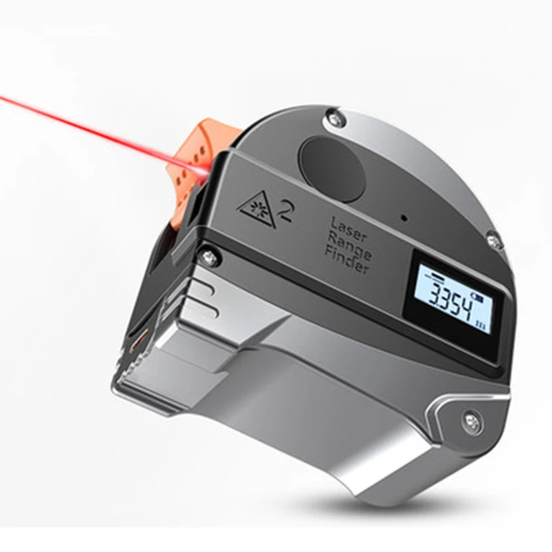 Горячая 30 М Инфракрасная цифровая рулетка измерительный прибор дальномер Высокая точность стойкая стальная рулетка