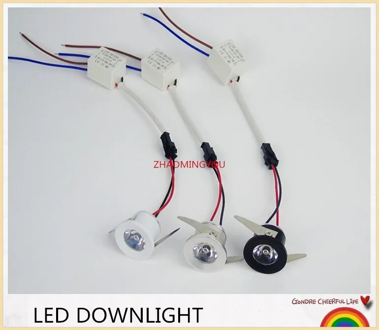 

YOU MINI dimmable Downlight led Cabinet 3W Recessed Spot light + Led Driver Pure Nature Warm white and White Silver black