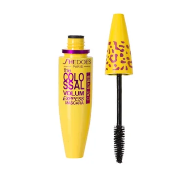 

Hot 1pc Pro Makeup Easy Fluffy Volume Cosmetics Smooth Black Waterproof Thick Mascara Elongation Curling Slender Eyelash Shedoes