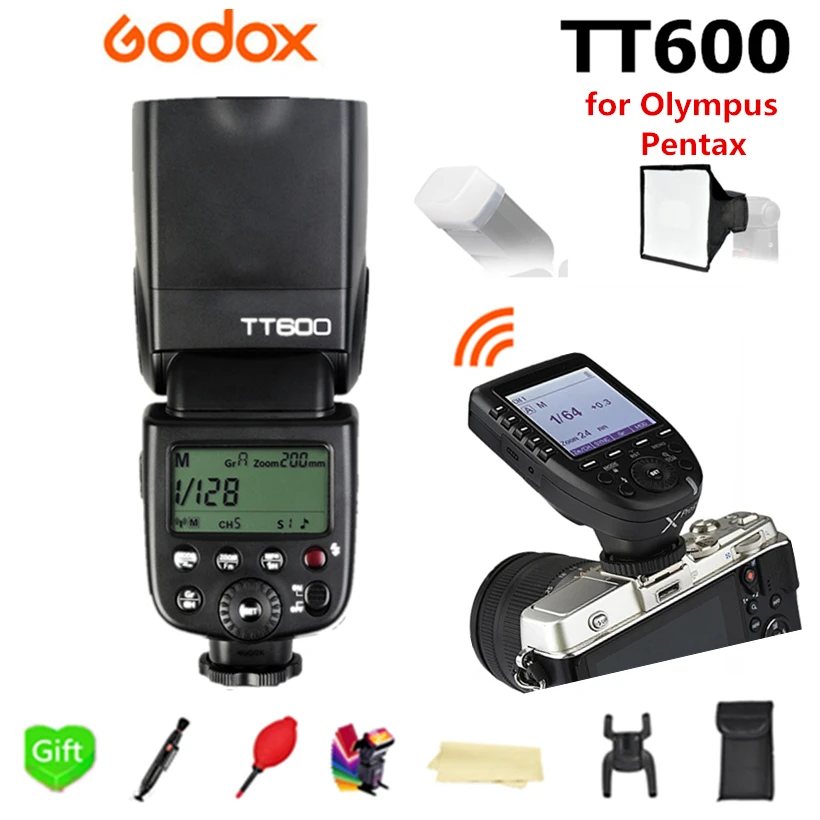 Godox TT600 TT600S 2.4G Wireless X System TTL 1/8000s Flash Speedlite