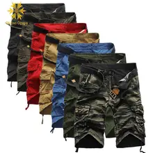 Бренд Новое поступление повседневные джинсы Masculina модные короткие 1/2 брюки мужские пляжные шорты летние мужские карго шорты милитари