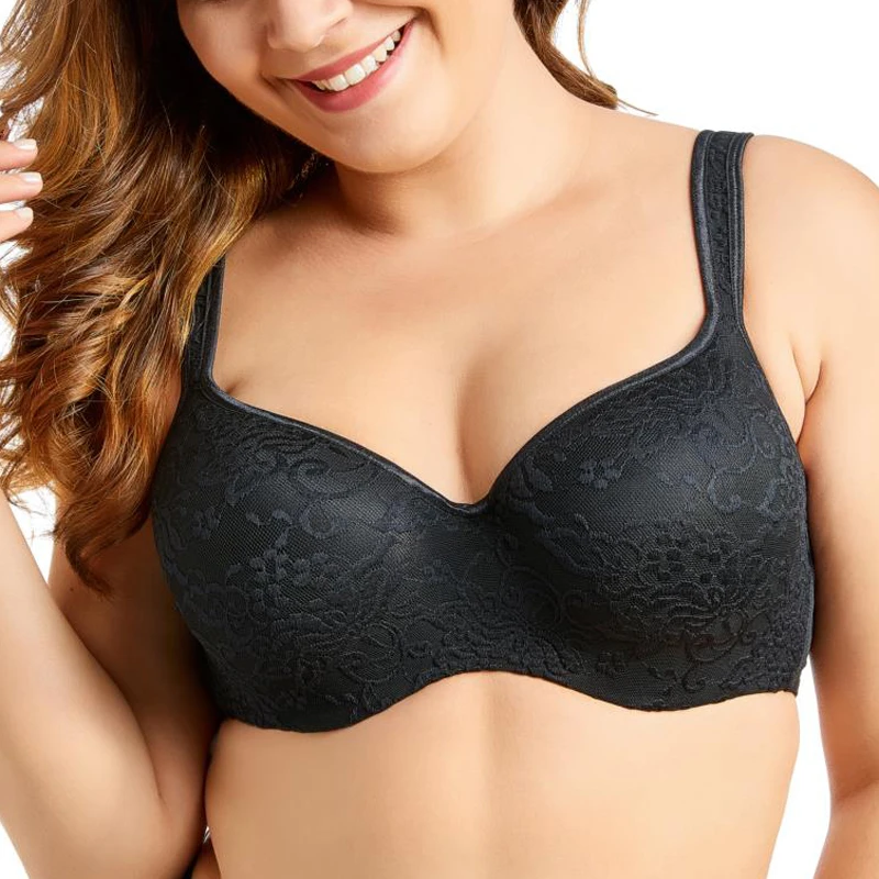 36 38 40 42 44 C D DD E F G H baiclothing Женская плюс размеры полный охват косточках широкий