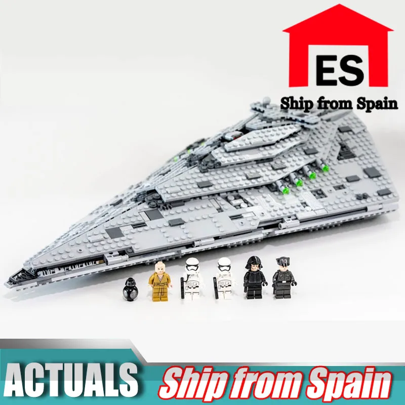 

Star War Series 05131 Destroyer Set Compatible with Lego 75190 Building Block Bricks Kid Development Toys Christmas Gift