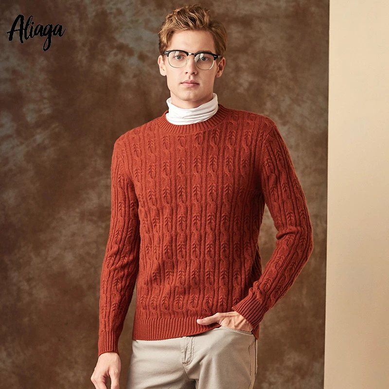 cable sweater mens