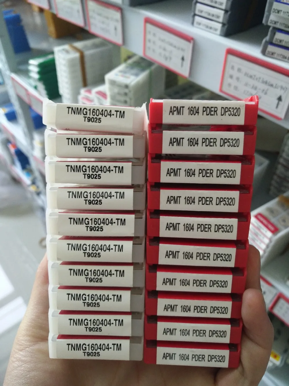 

NEW 190pcs APMT1604PDER DP5320+190PCS TNMG160404-TM T9025