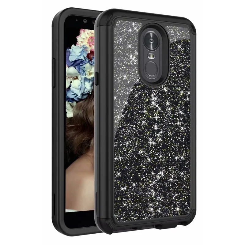 

Bling Bling star Shockproof Tough Hybrid Armor Drop Protection Case Cover For LG Stylo 4/LG Q Stylus/LG Stylo 4 Plus/Stylus 4