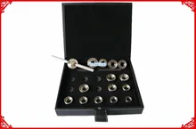 Professional Watch Back Case Opener Reomoval Tools Set 19 3mm 44 7mm 15 Types Dies Case
