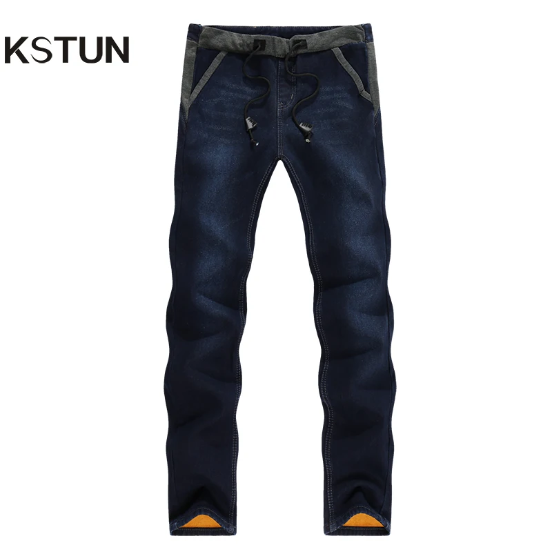 Buy KSTUN Men's Winter Jeans Heat Insulated Quality